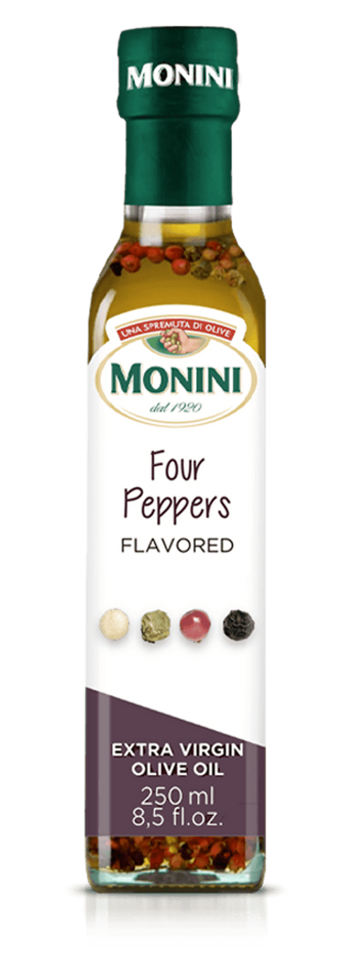 Monini Organic Four Peppers Flavored Extra Virgin Olive Oil, 8.45 oz Oil & Vinegar Monini 
