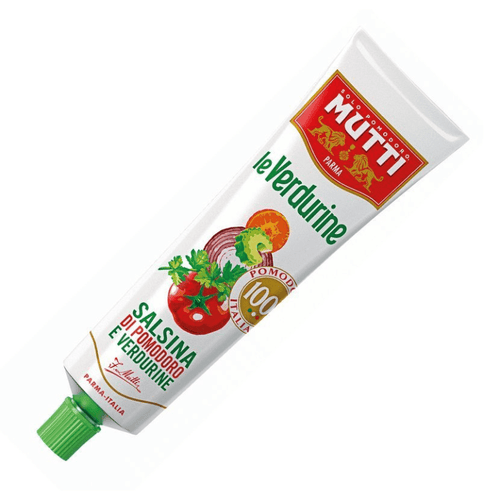 Mutti Tomato Paste with Vegetables Tube, 4.5 oz Sauces & Condiments Mutti 