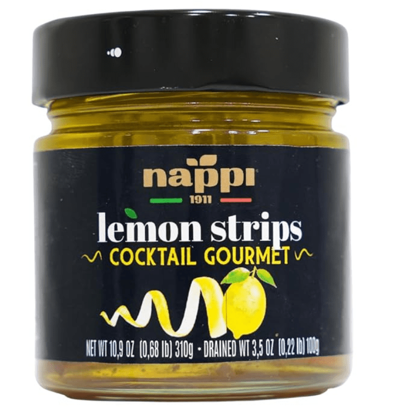 Nappi Candied Lemon Peel Strips, 10.9 oz For The Bar Nappi 