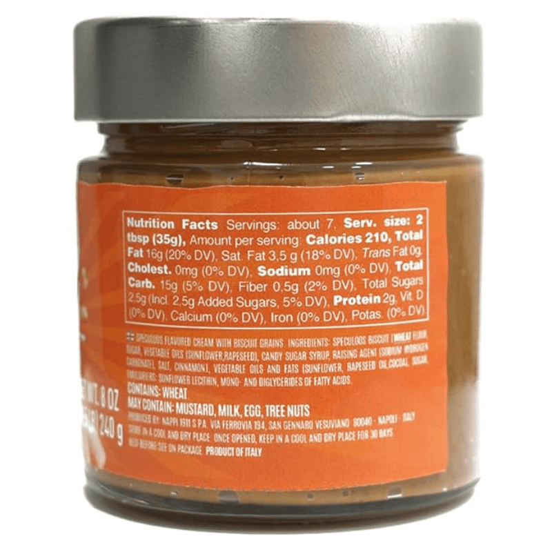 Nappi Speculoos Crunch Cream Spread, 8 oz Sweets & Snacks Nappi 