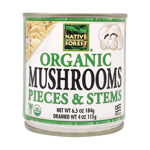 Native Forest Organic Mushrooms Pieces & Stems, 6.5 oz Fruits & Veggies Native Forest 