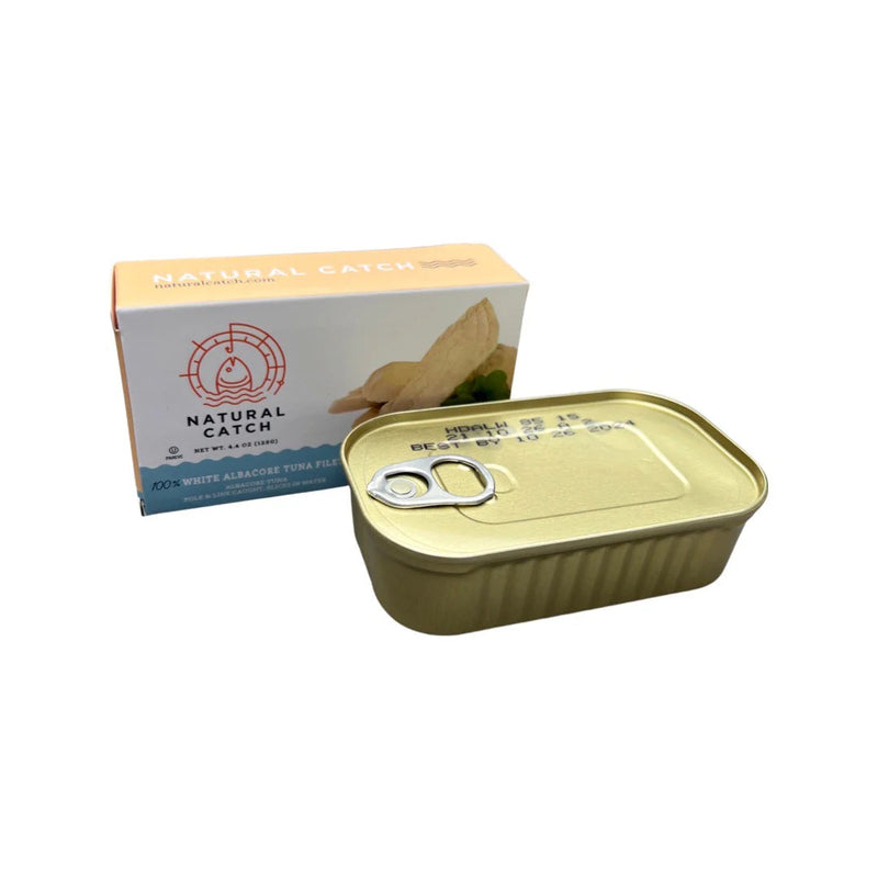 Natural Catch White Albacore Tuna in Water, 4.4 oz Seafood Natural Catch 