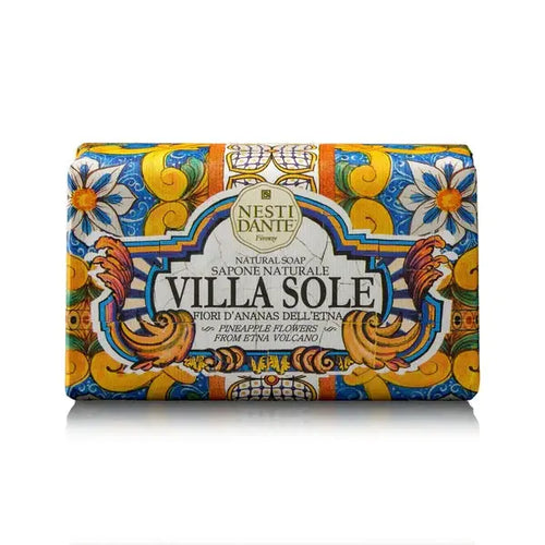 Nesti Dante Villa Sole Pineapple Flowers from Etna Volcano Soap, 8.8 oz.