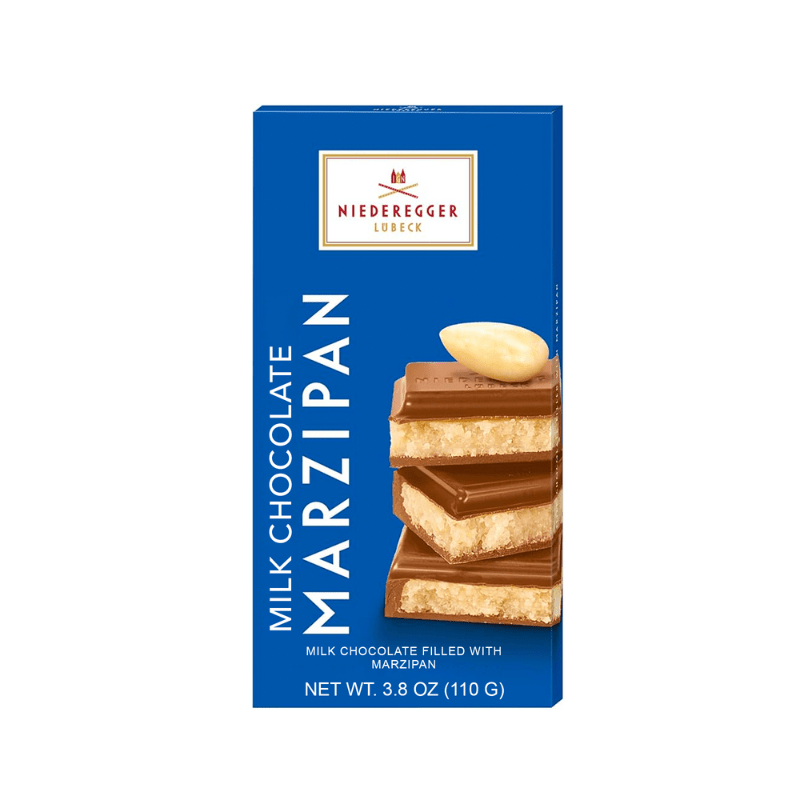 Niederegger Marzipan Covered with Milk Chocolate Bar, 3.88 oz ...