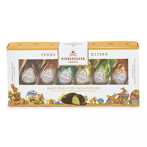 Niederregger Marzipan Chocolate Covered Egg Variation Gift Box, 3.5 oz Sweets & Snacks Niederegger 