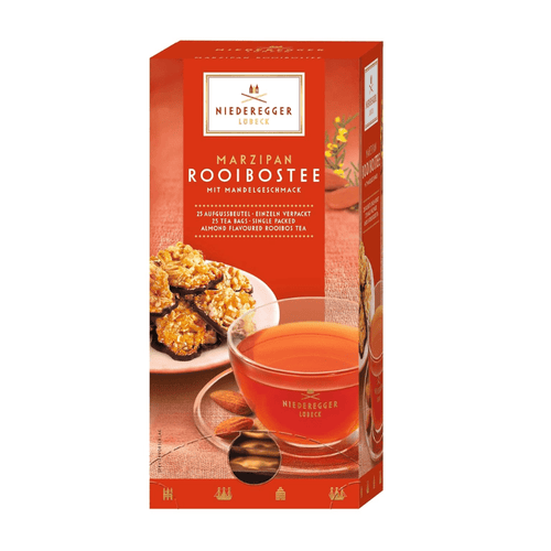 Niederregger Marzipan Rooibos Tea, 25 Count Beverages Niederegger 