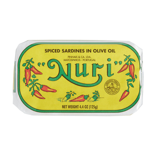 NURI Spiced Sardines in Olive Oil, 4.4 oz Seafood NURI 