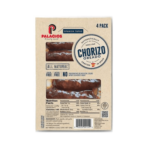 Palacios Chorizo Oreado, 6.5 oz Meats Palacios 