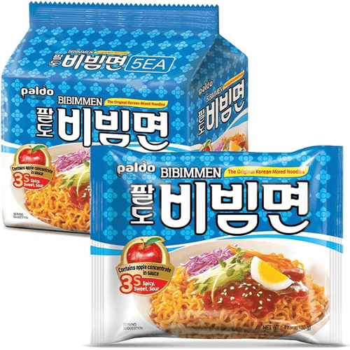 Paldo Bibimmen Korean Mixed Noodles, 5 Pack Pasta & Dry Goods Paldo 