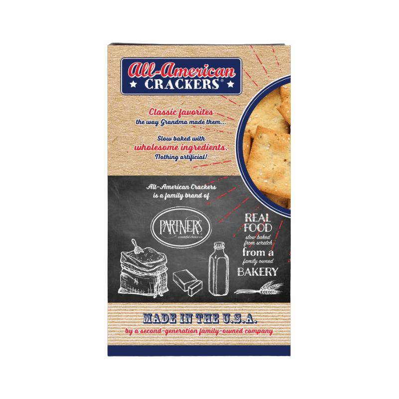 Partners All American Crackers Jalapeno Cheddar Cornbread Crackers, 4 oz Sweets & Snacks Partners 