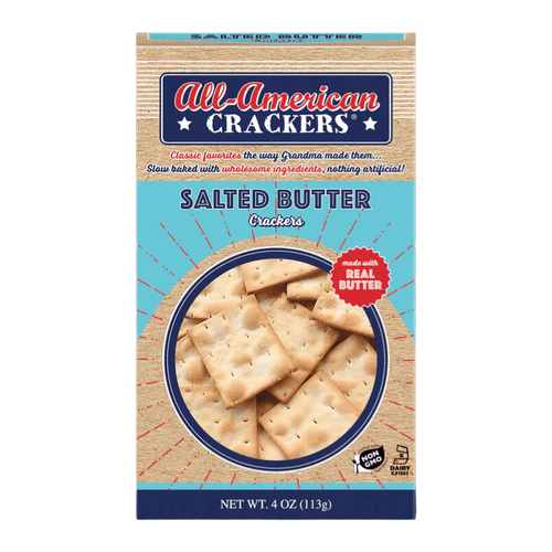 Partners All American Crackers Salted Butter Crackers, 4 oz Sweets & Snacks Partners 