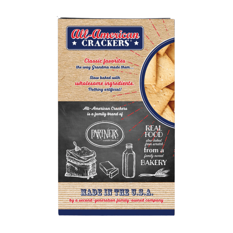 Partners All American Crackers Sweet Butter Crackers, 4 oz Sweets & Snacks Partners 