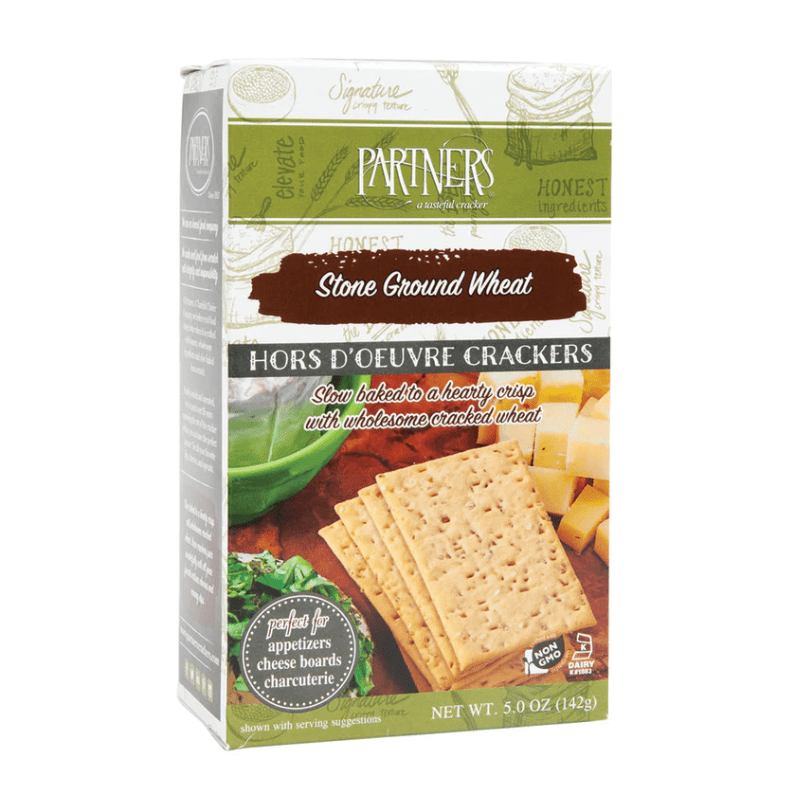 Partners Hors d'Oeuvre Stone Ground Crackers, 4.4 oz Sweets & Snacks Partners 