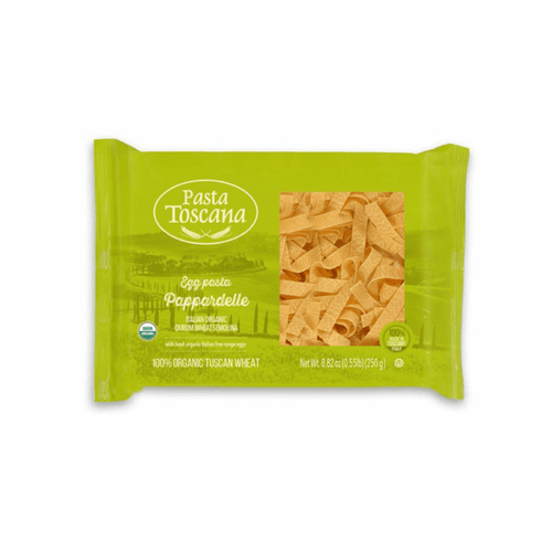 Pasta Toscana Organic Egg Pappardelle Pasta, 8.82 oz.