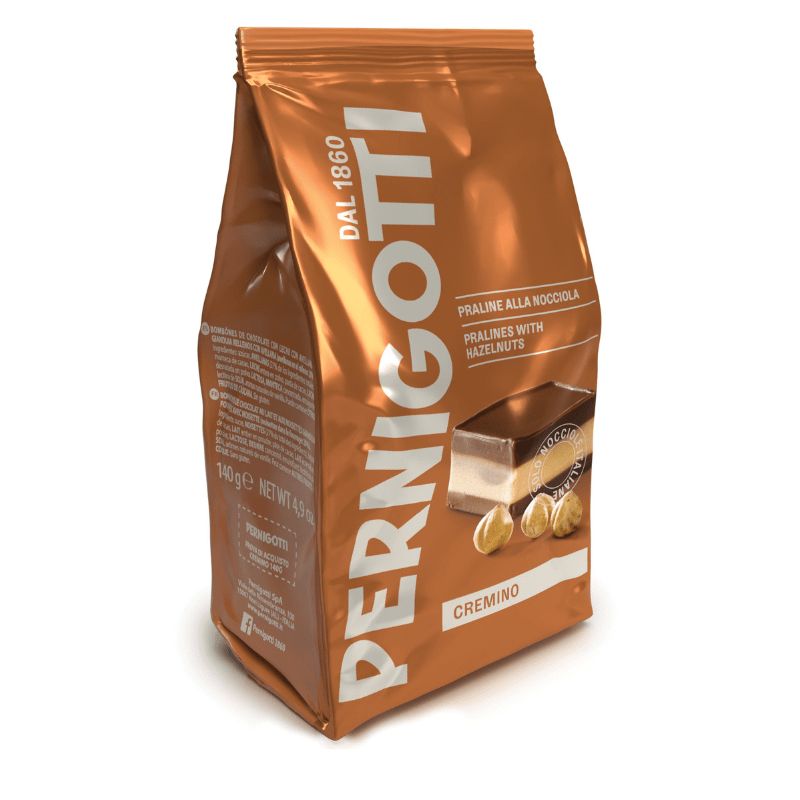 Pernigotti Cremino Hazelnut Milk Chocolate Pralines with Hazelnut Filling, 4.9 oz Sweets & Snacks Pernigotti 