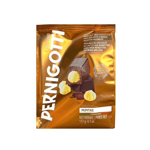 Pernigotti Pepitas Classico Milk Chocolate Praline with Hazelnut, 4.1 oz Sweets & Snacks Pernigotti 