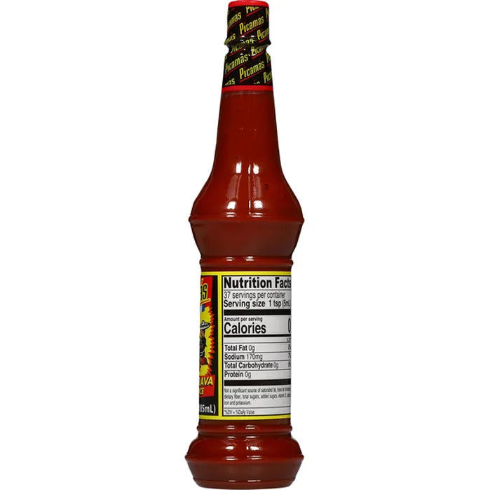 Picamas Salsa Brava Picante Red Hot Sauce, 6.2 oz Sauces & Condiments Picamas 