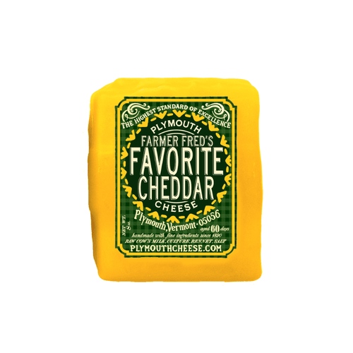 Plymouth Farmer Fred's Favorite Cheddar Cheese, 8 oz.