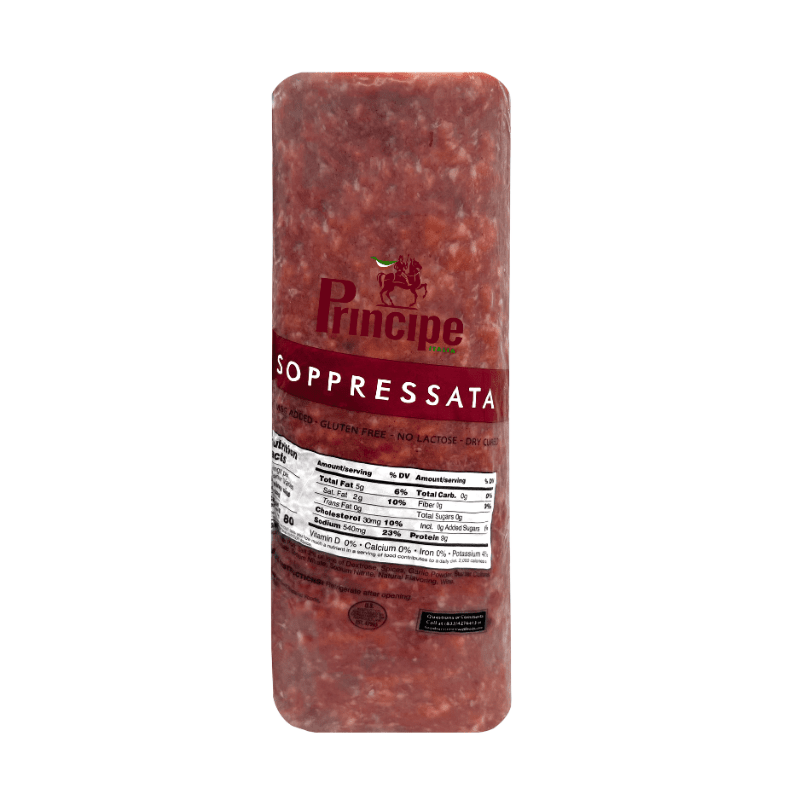 Principe Soppressata, 3.5 Lbs [Refrigerate After Opening] Meats Principe 