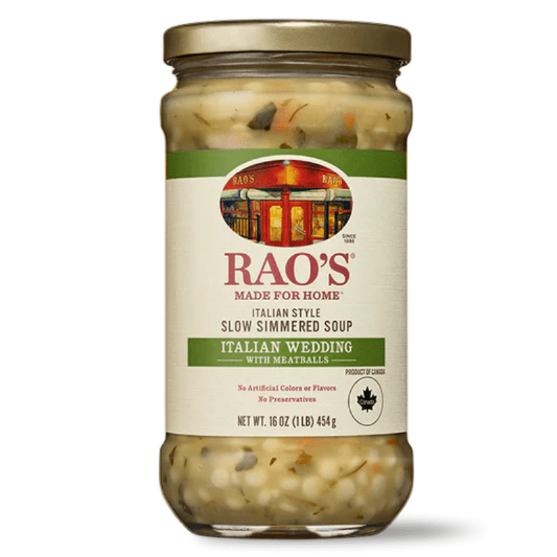 Rao's Slow Simmered Italian Style Wedding Soup with Meatballs, 16 oz Pantry Rao's 
