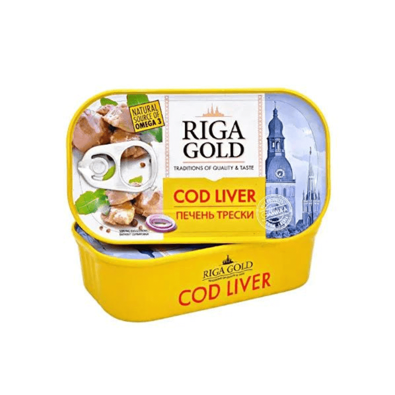 Riga Gold Cod Liver, 4.27 oz Seafood Riga Gold 