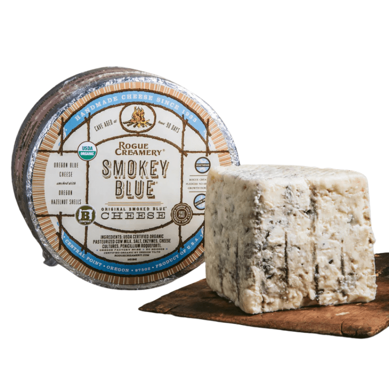 Rogue Creamery Smokey Blue Cheese Precuts, 4.2 oz [Pack of 2] Cheese Rogue Creamery 