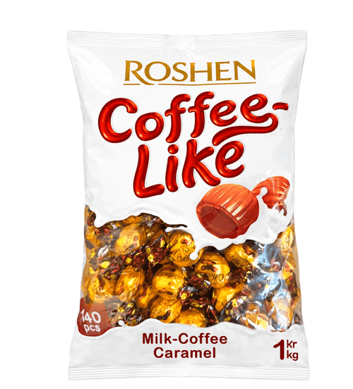 Roshen Caramel Candy Coffee Like, 2.2 Lb.