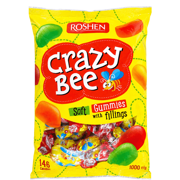 Roshen Jelly Candy Crazy Bee, 2.2 Lb | Supermarket Italy
