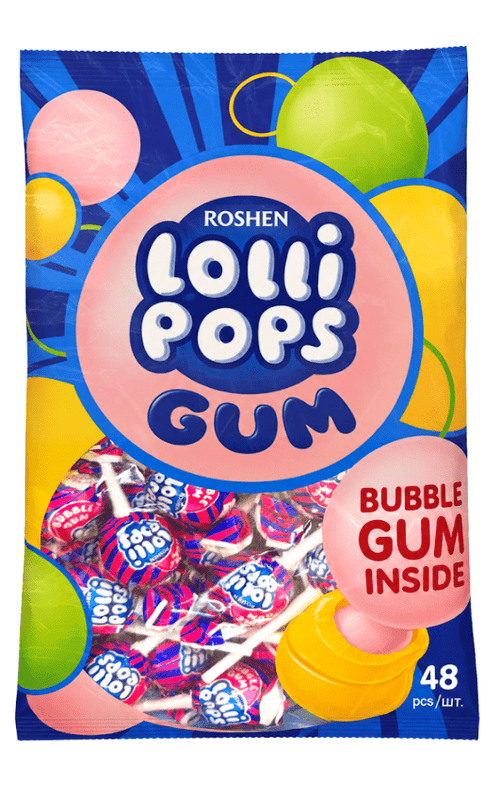ROSHEN Lollipops Gum Cola, 2.2 Lb.