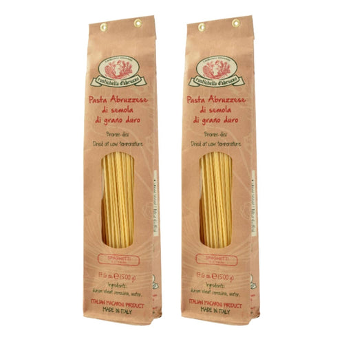 Rustichella D'Abruzzo Spaghetti, 17.6 oz (500g) [Pack of 2] Pasta & Dry Goods Rustichella D'Abruzzo 