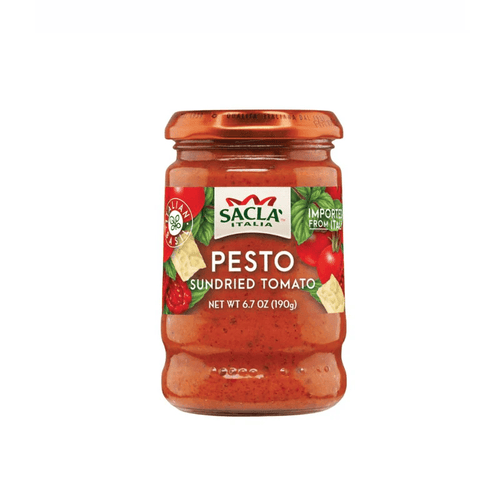 Sacla Pesto Sundried Tomato, 6.7 oz Sauces & Condiments Sacla 