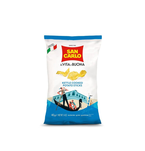 San Carlo Kettle Cooked Potato Chips, 40g Sweets & Snacks San Carlo 