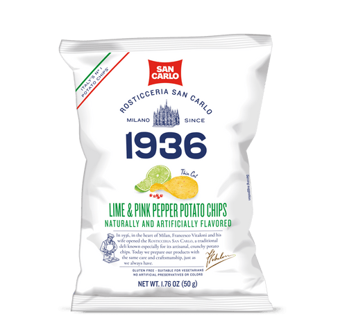San Carlo Lime and Pink Pepper Potato Chips, 1.76 oz Sweets & Snacks San Carlo 