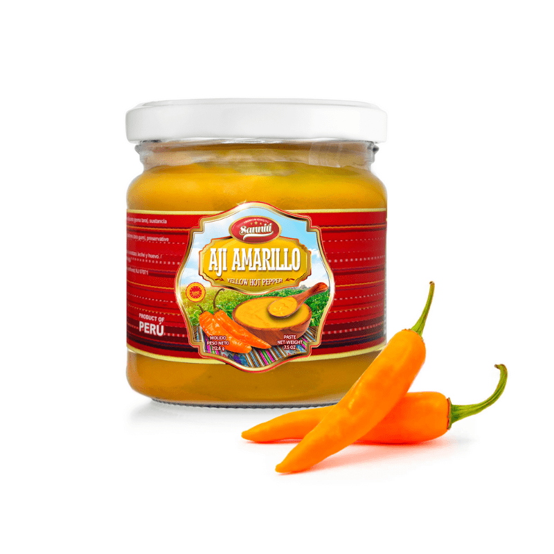 Sanniti Aji Amarillo Yellow Hot Pepper Paste, 7.5 oz Sauces & Condiments Sanniti 