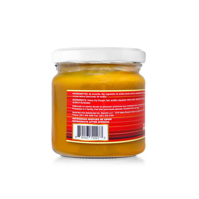 Sanniti Aji Amarillo Yellow Hot Pepper Paste, 7.5 oz Sauces & Condiments Sanniti 