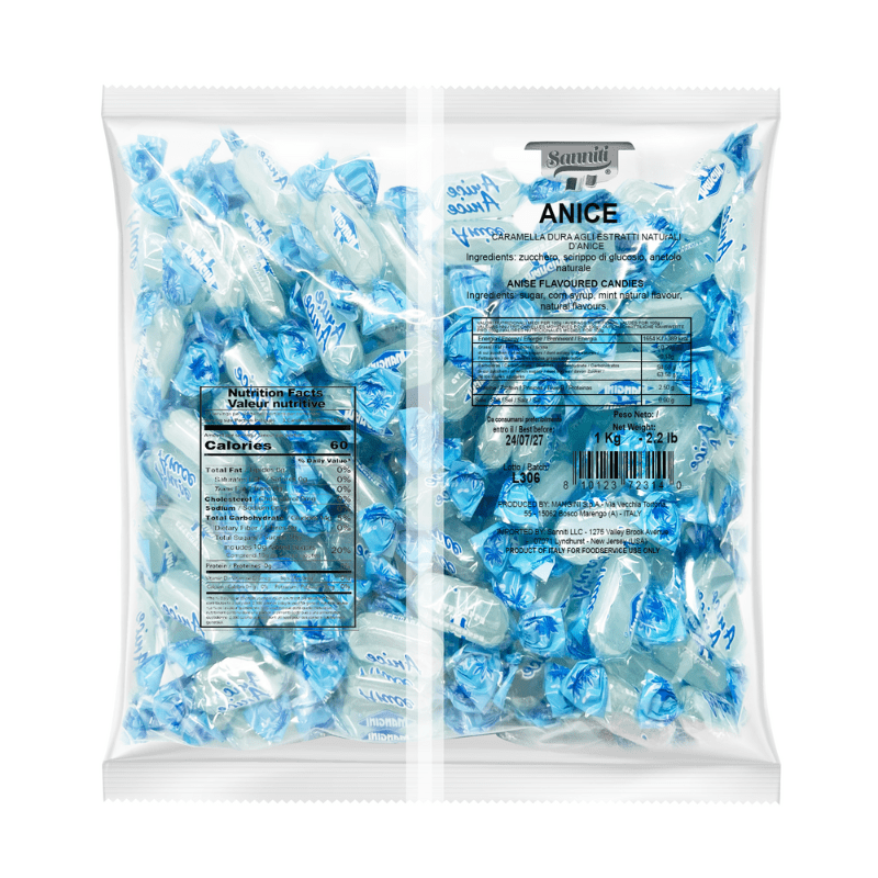 Sanniti Anice Caramelle Bulk Bag, 2.2 lbs | Supermarket Italy