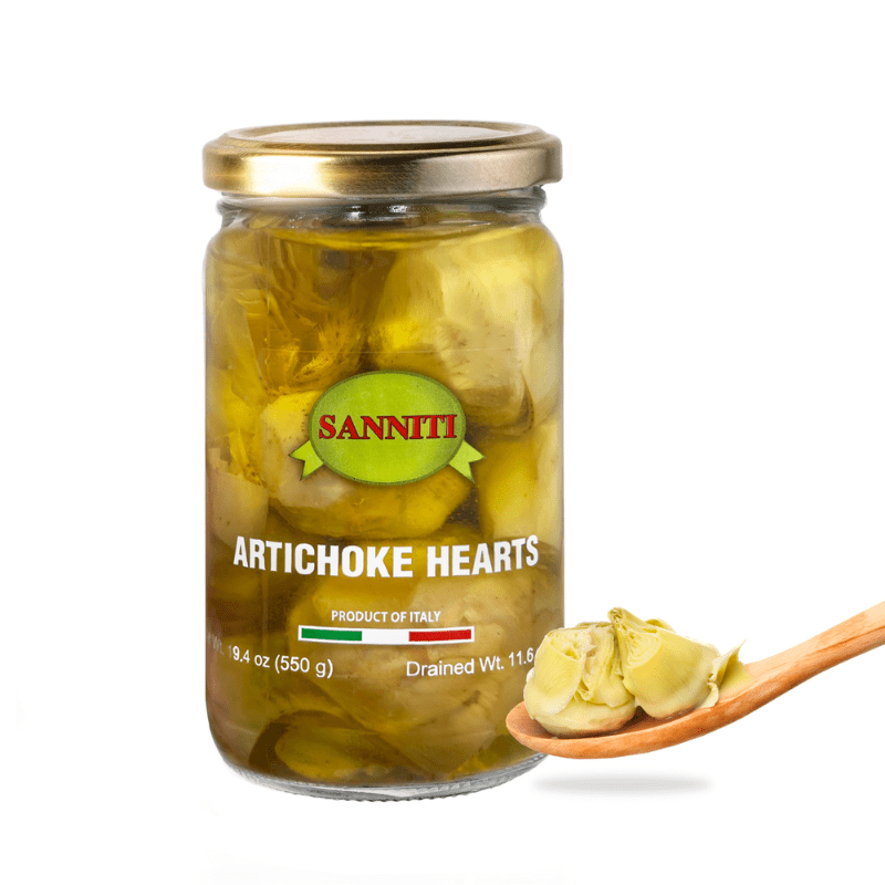 Sanniti Artichoke Hearts Jar, 19.4 oz Fruits & Veggies Sanniti 