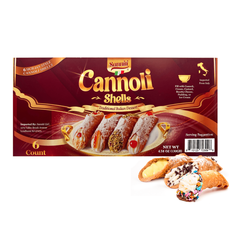 Sanniti Cannoli Shells, 6 Pieces Sweets & Snacks Sanniti 