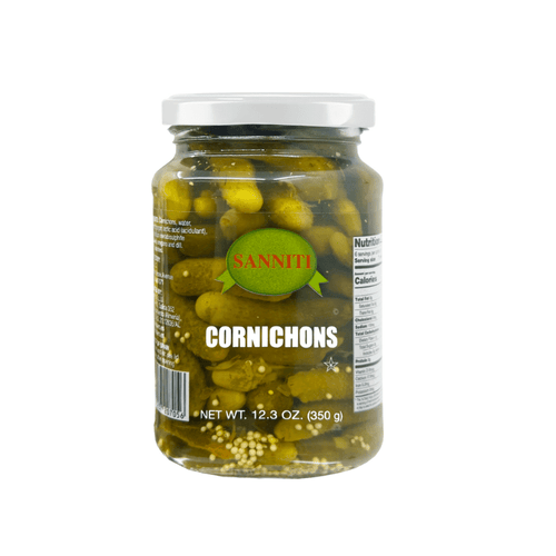 Sanniti Cornichons - 12.3 oz Fruits & Veggies Sanniti 