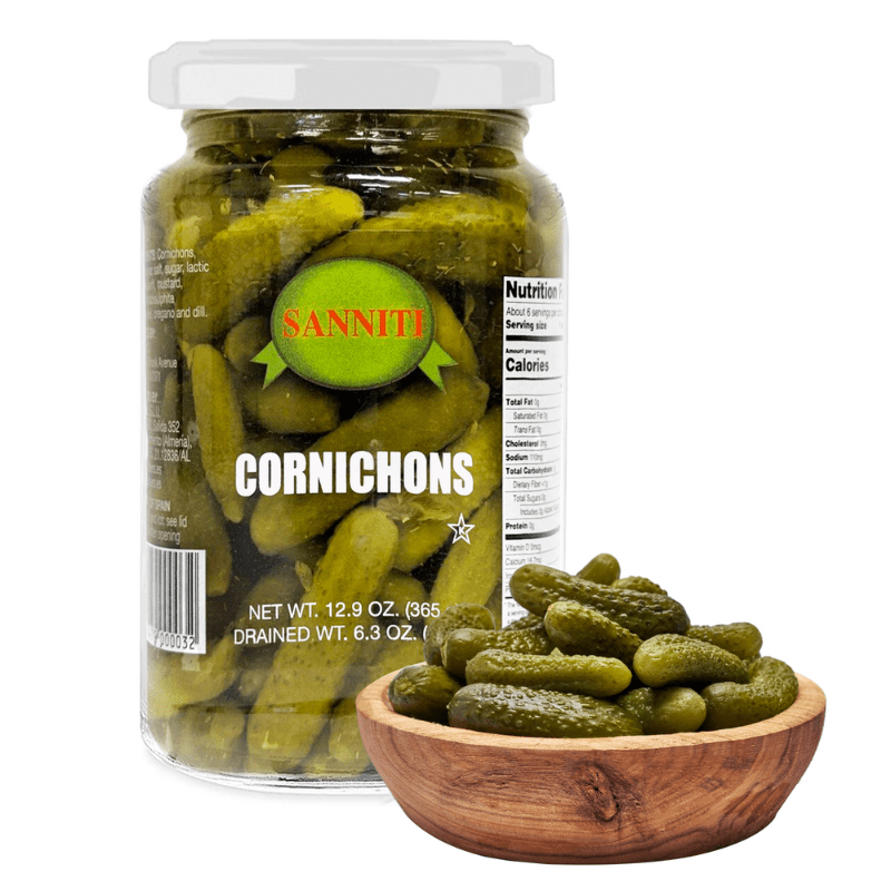 Sanniti Cornichons - 12.3 oz Fruits & Veggies Sanniti 