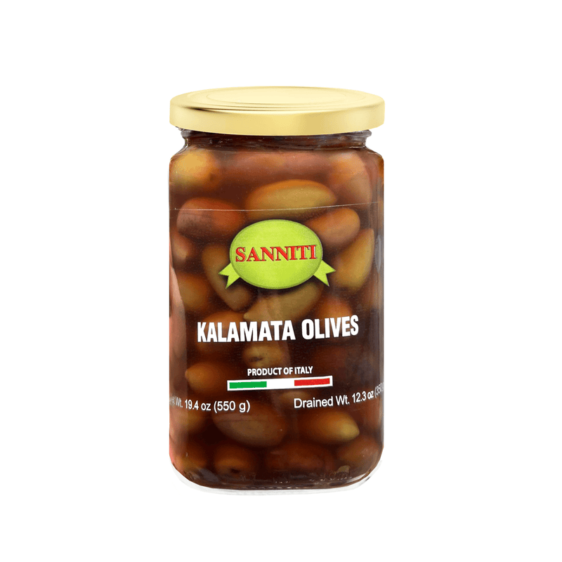 Sanniti Kalamata Olives, 19.4 oz (550 g) Olives & Capers Sanniti 