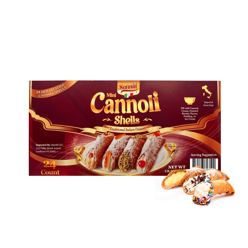 Sanniti Mini Cannoli Shells, 24 Count Sweets & Snacks Sanniti 