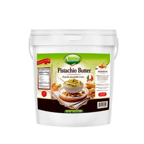 Sanniti Pistachio Butter Bucket, 1 Kg Pantry Sanniti 