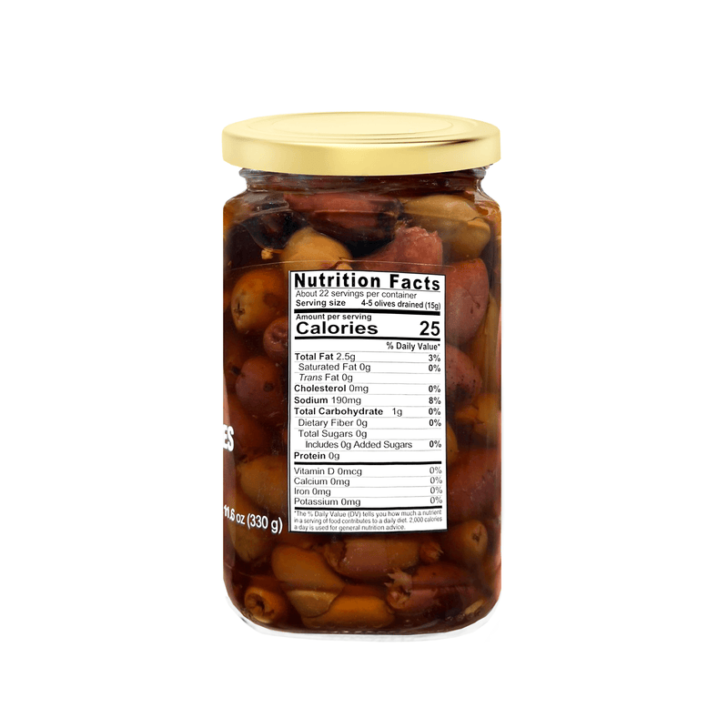 Sanniti Pitted Kalamata Olives, 19.4 oz (550 g) Olives & Capers Sanniti 