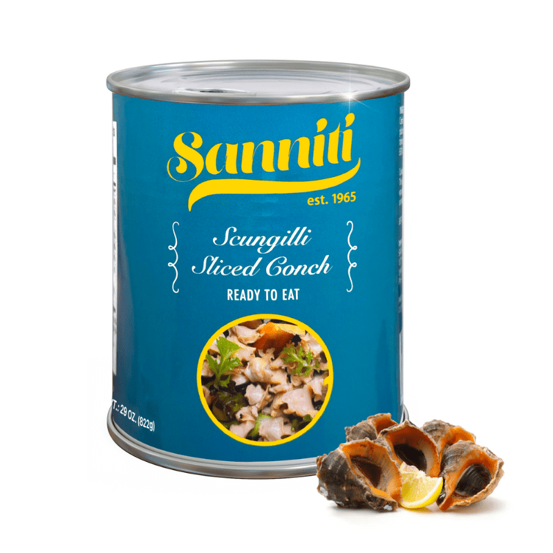 Sanniti Scungilli Sliced Conch, 29 oz Seafood Sanniti 