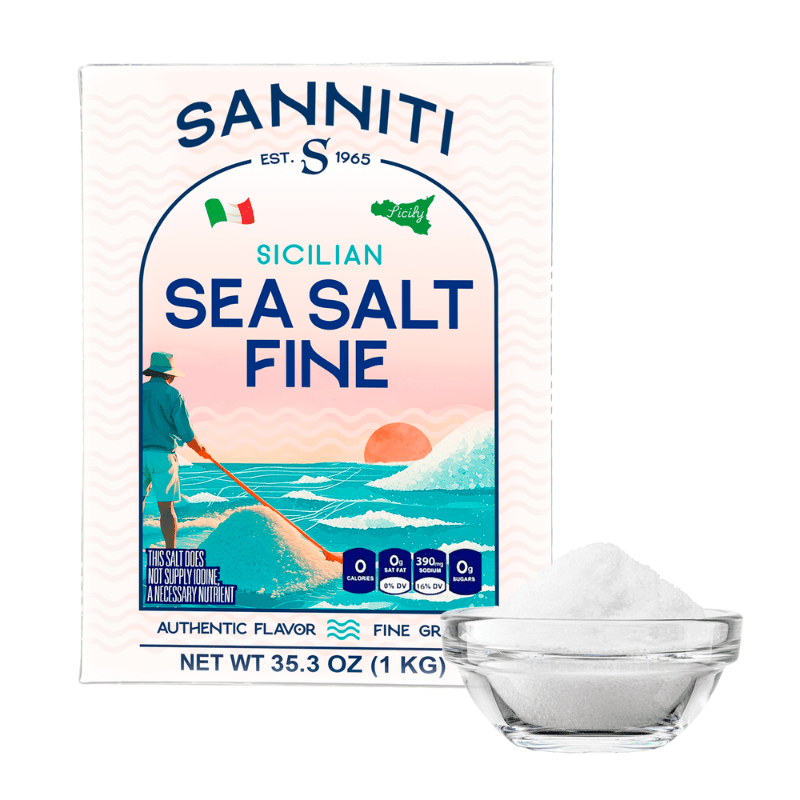 Sanniti Sicilian Fine Sea Salt, 2.2 Lbs Pantry Sanniti 