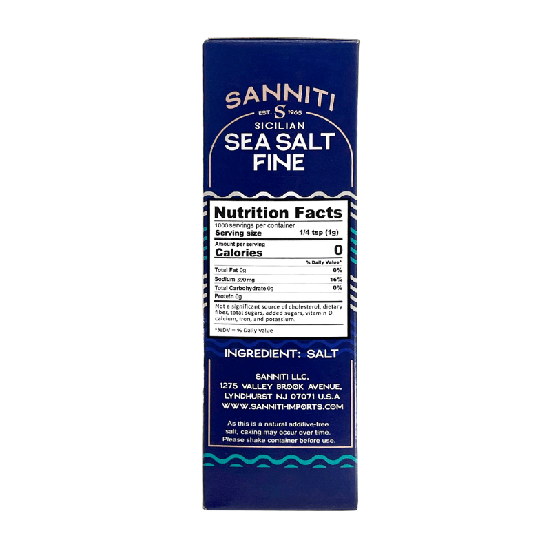 Sanniti Sicilian Fine Sea Salt, 2.2 Lbs Pantry Sanniti 
