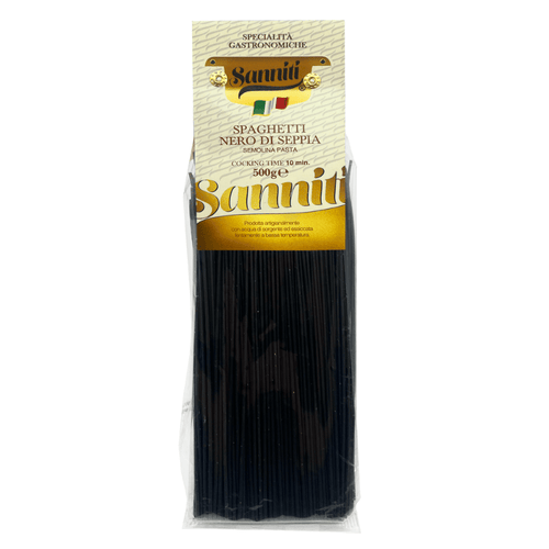Sanniti Spaghetti Nero di Seppia Semolina Pasta, 17.6 oz Pasta & Dry Goods Sanniti 