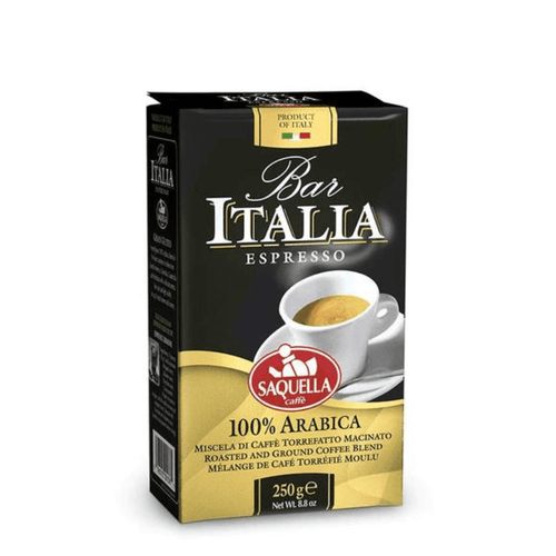 Saquella Ground Coffee 100% Arabica Espresso, 8.8 oz Coffee & Beverages Saquella 