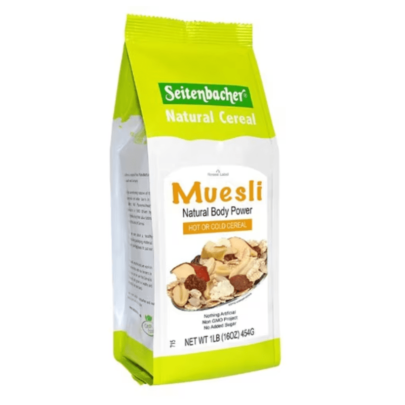 Seitenbacher Muesli Natural Body Power Cereal, 16 oz Sweets & Snacks Seitenbacher 